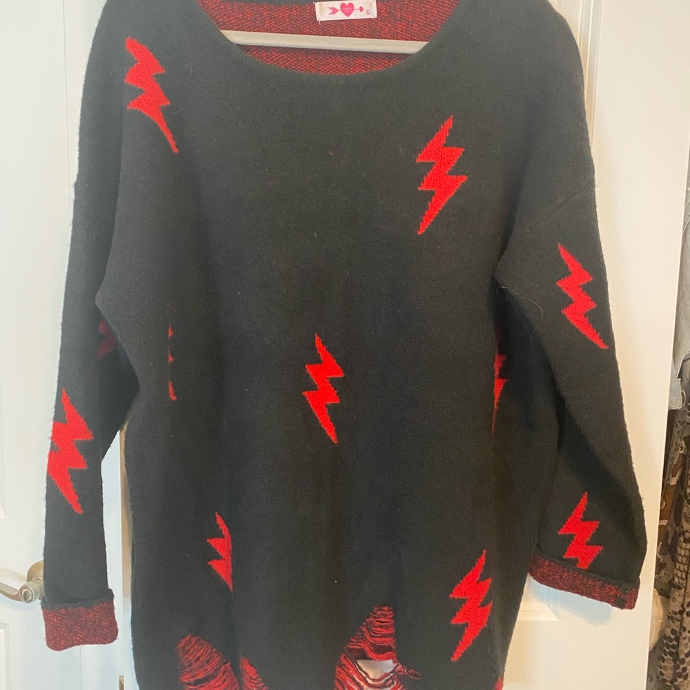 BuddyLove Lightning Bolt Sweater